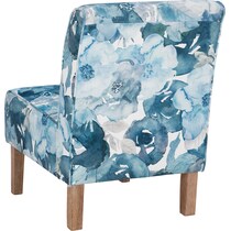 josephine blue accent chair   