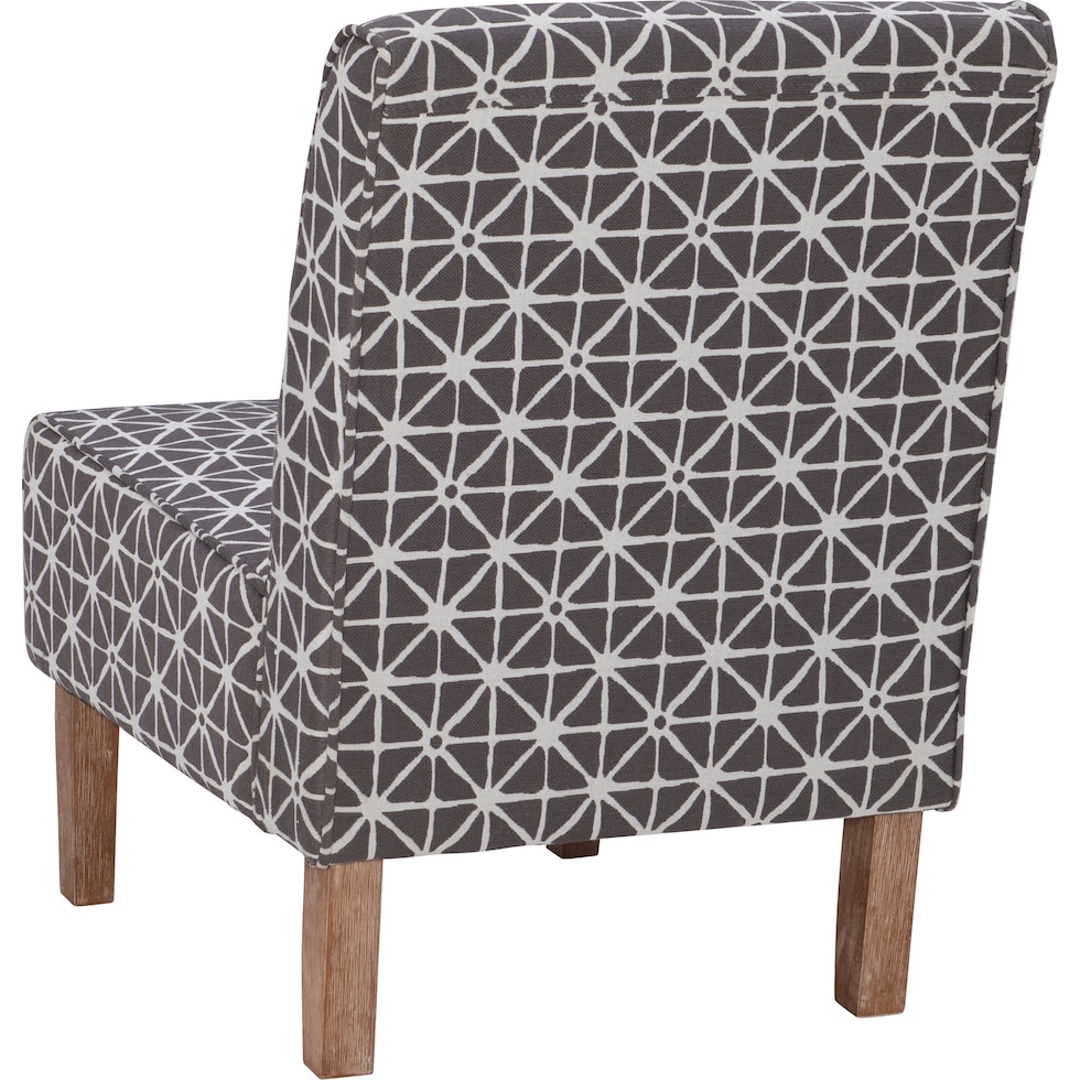 josephine gray accent chair   