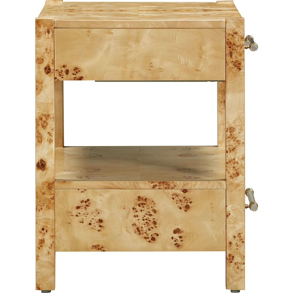 josiah light brown nightstand   