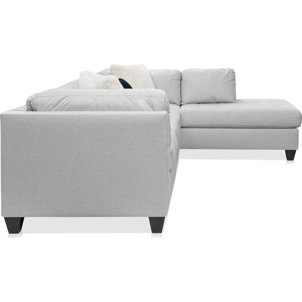 josie gray sectional   