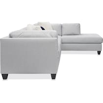 josie gray sectional   