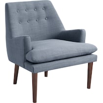 josselyn blue accent chair   