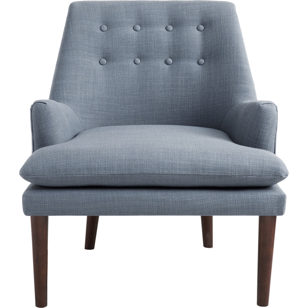 josselyn blue accent chair   