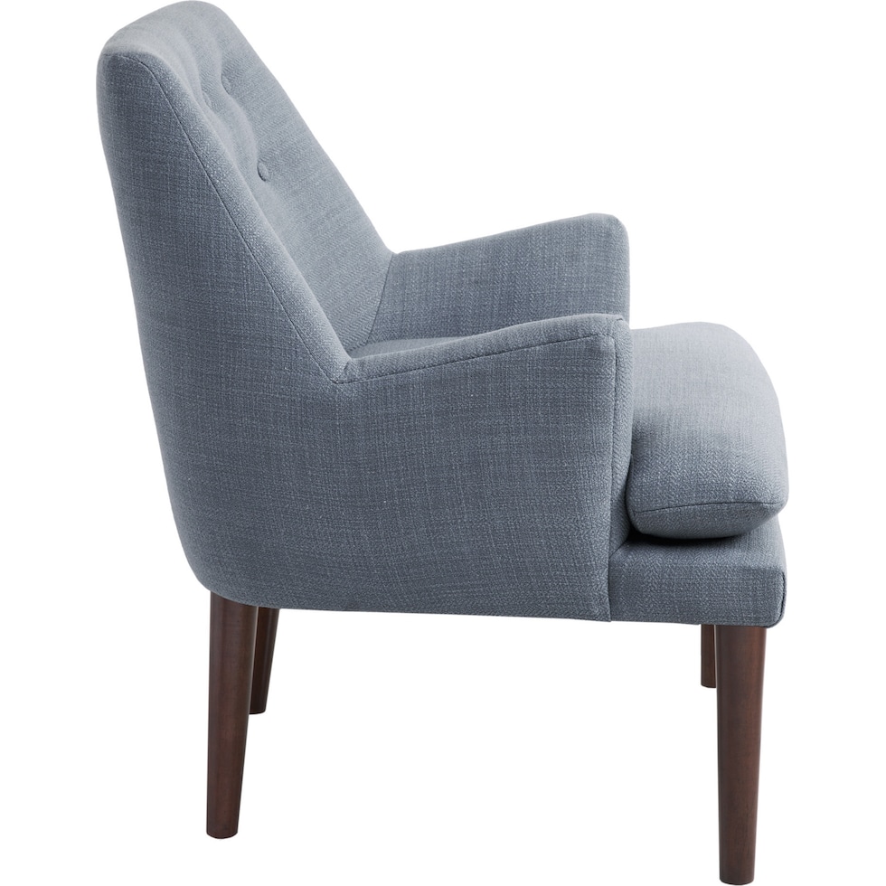 josselyn blue accent chair   