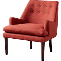 josselyn red accent chair   