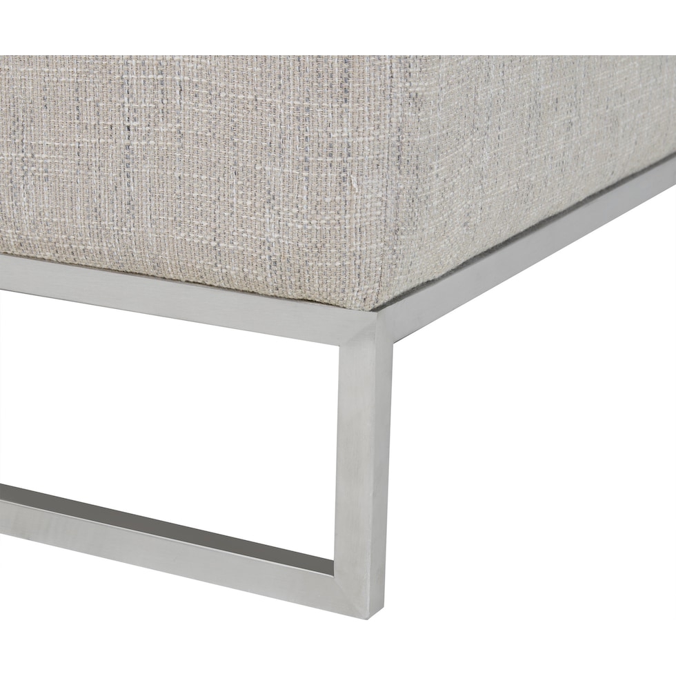 jourdan gray storage bench   