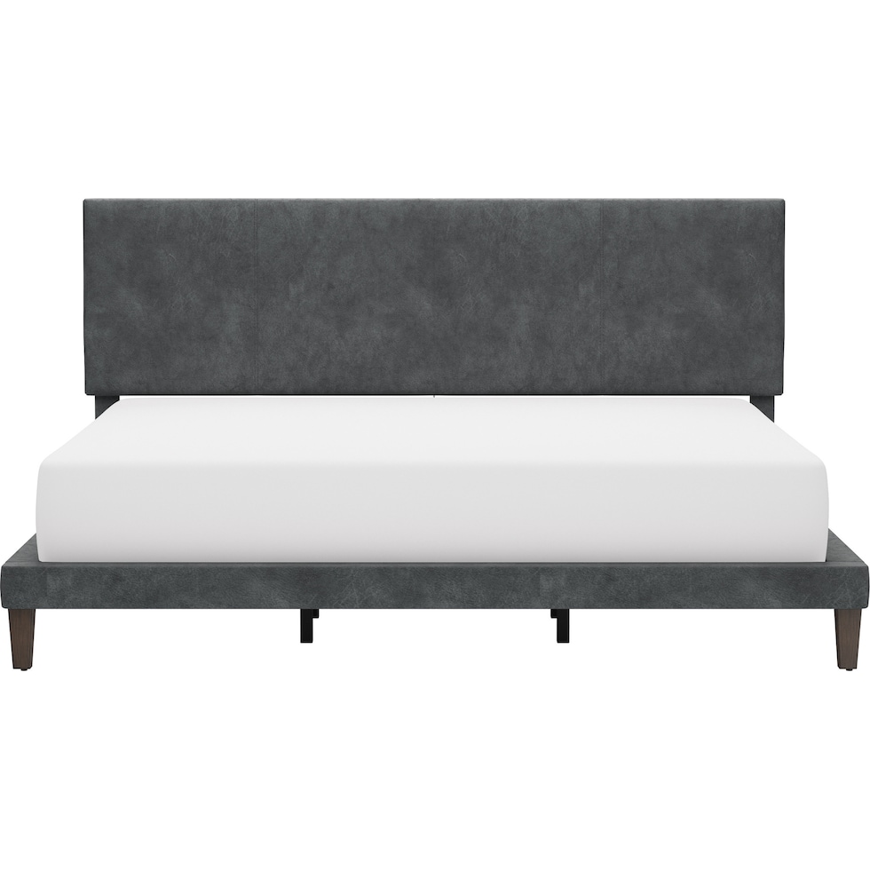 journey gray king bed   