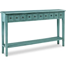 jovie blue console table   