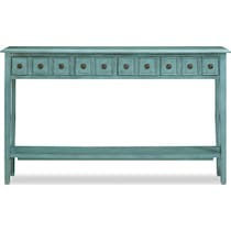 jovie blue console table   