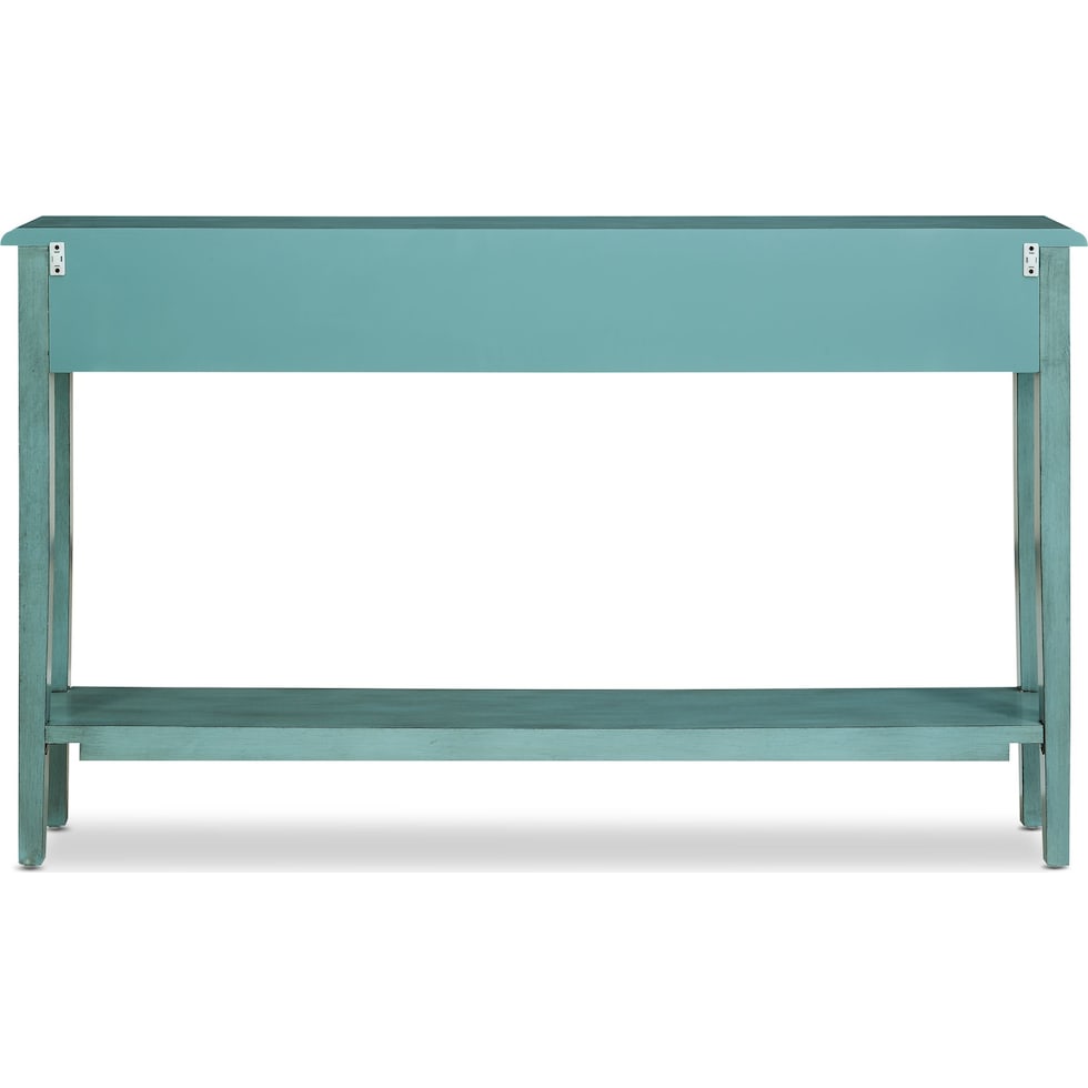 jovie blue console table   