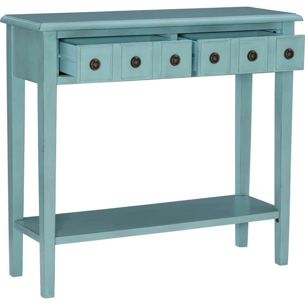jovie blue console table   