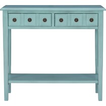 jovie blue console table   