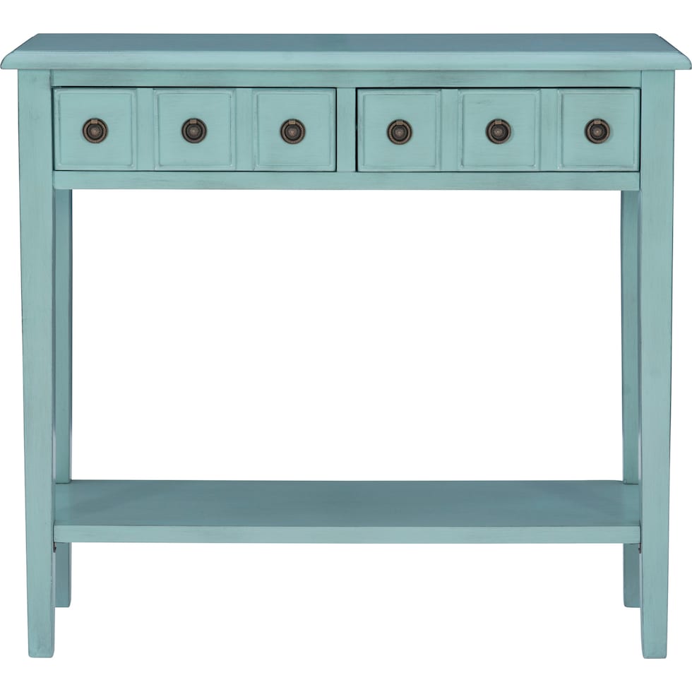 jovie blue console table   