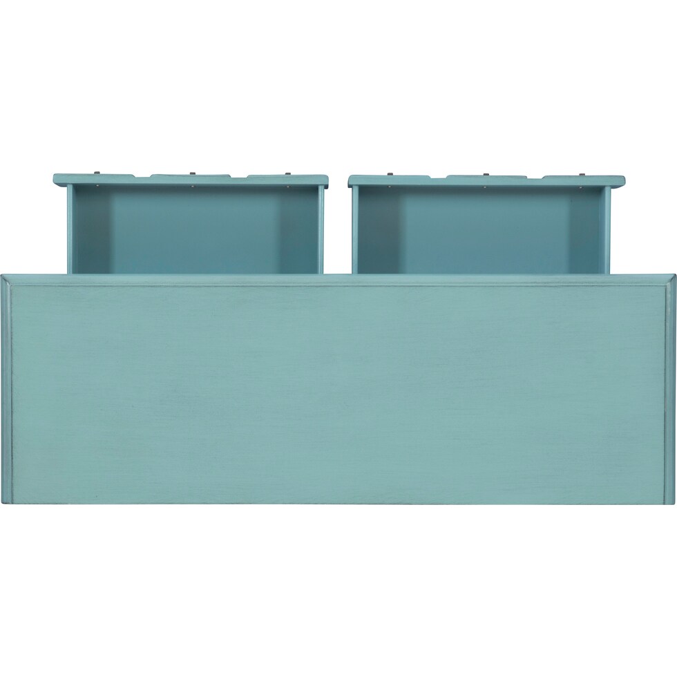 jovie blue console table   