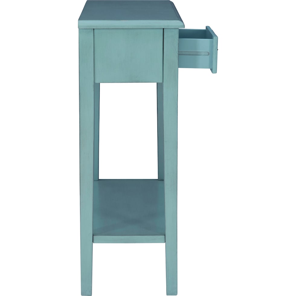 jovie blue console table   