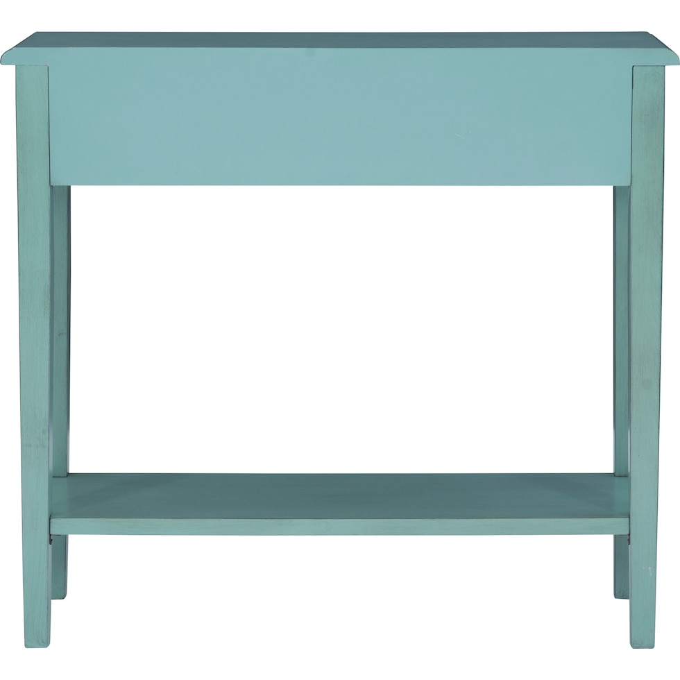jovie blue console table   