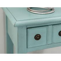 jovie blue console table   