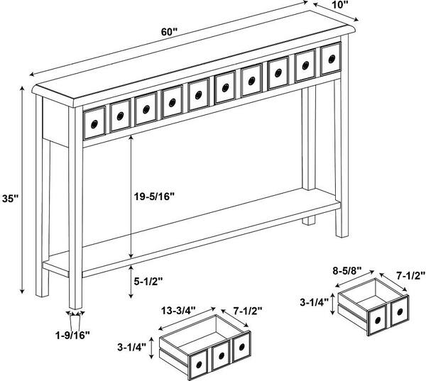 Jovie 60" Console Table Value City Furniture