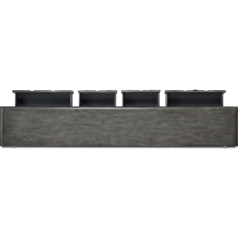 jovie gray console table   