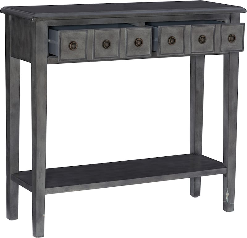Jovie 38" Console Table Gray Value City Furniture