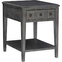 jovie gray side table   