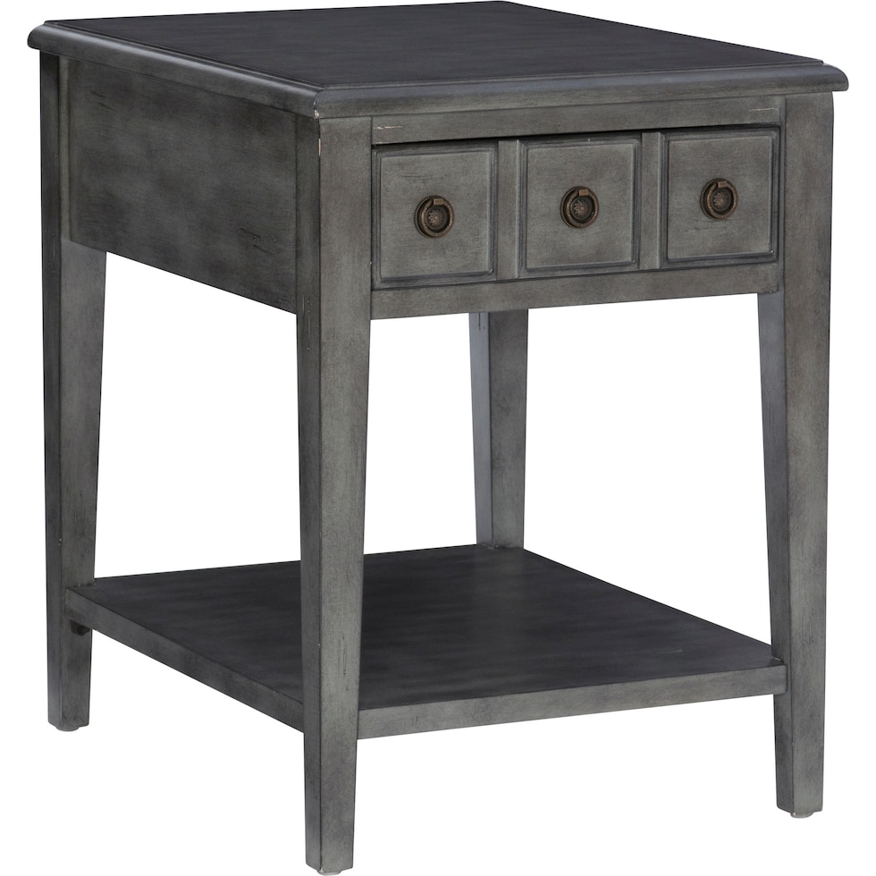 jovie gray side table   