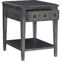 jovie gray side table   