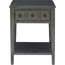 jovie gray side table   