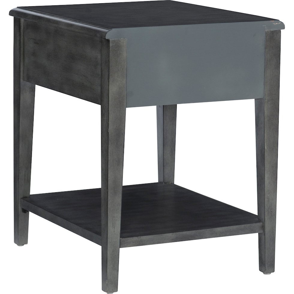 jovie gray side table   