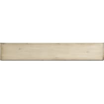 jovie white console table   