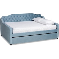 juana blue full bed   