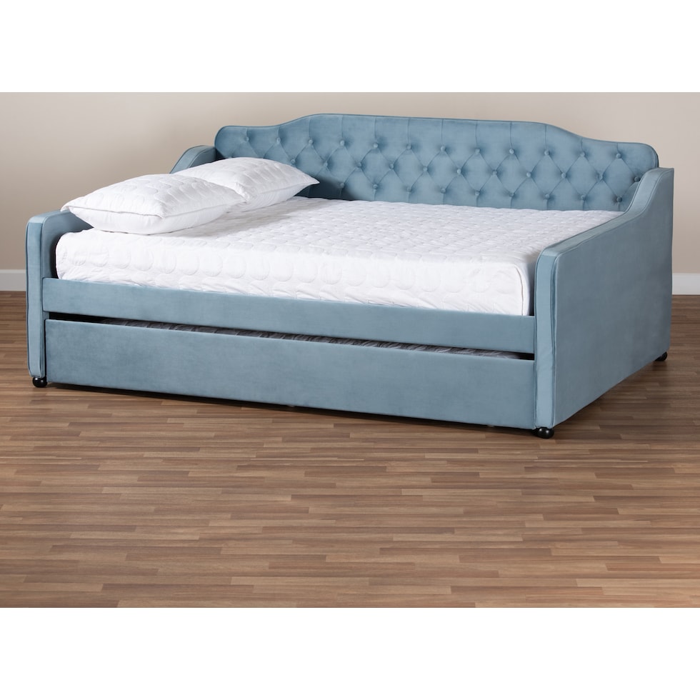 juana blue full bed   