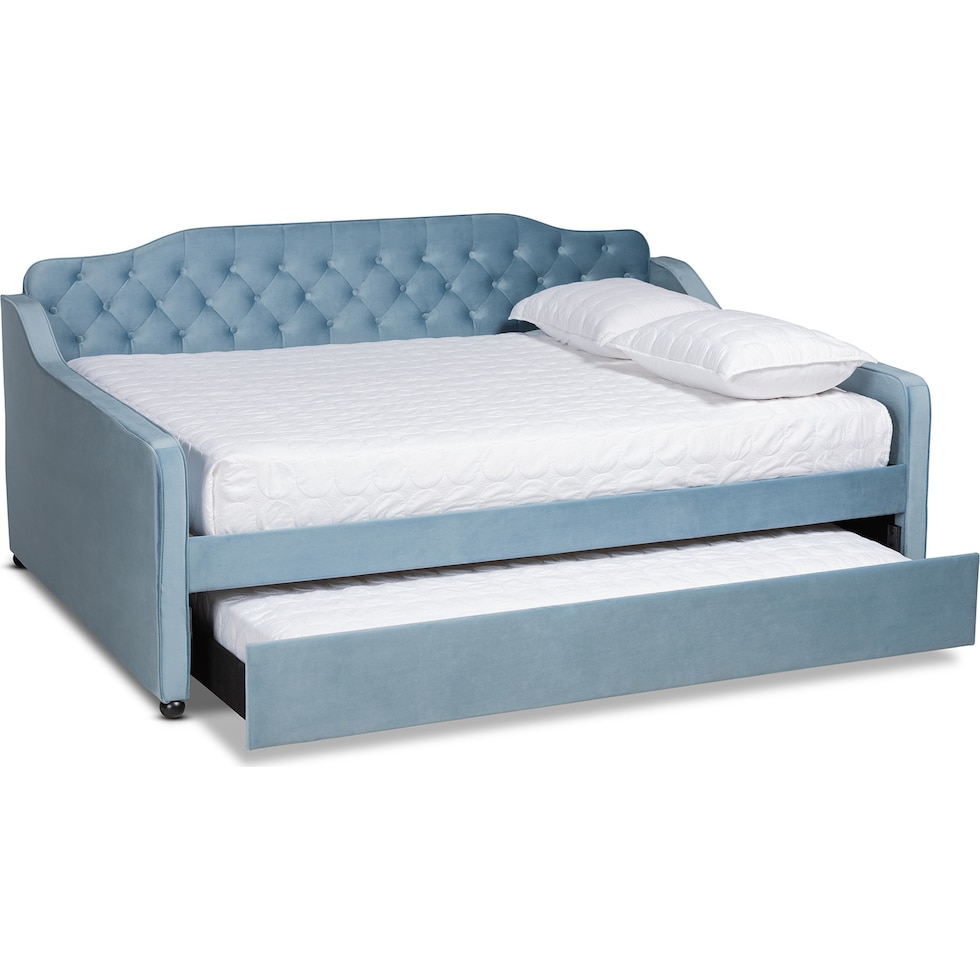 juana blue full bed   