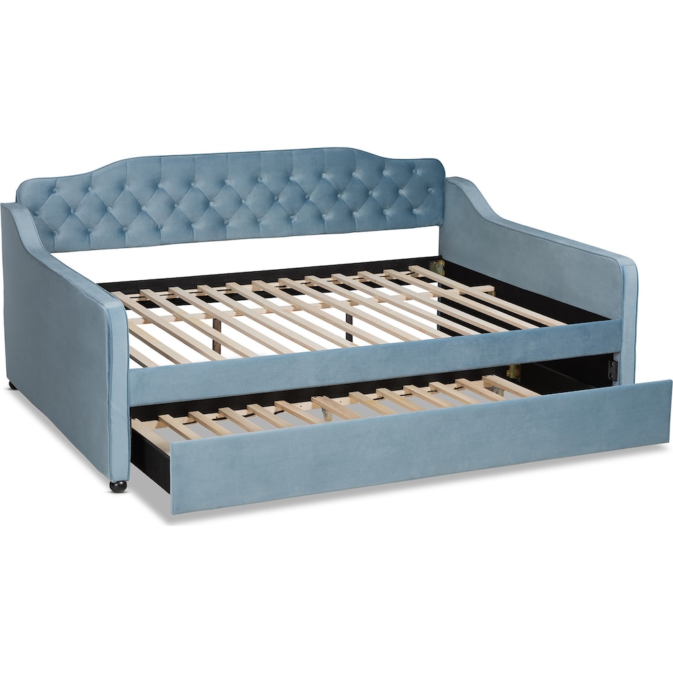 juana blue full bed   