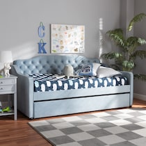 juana blue twin bed   