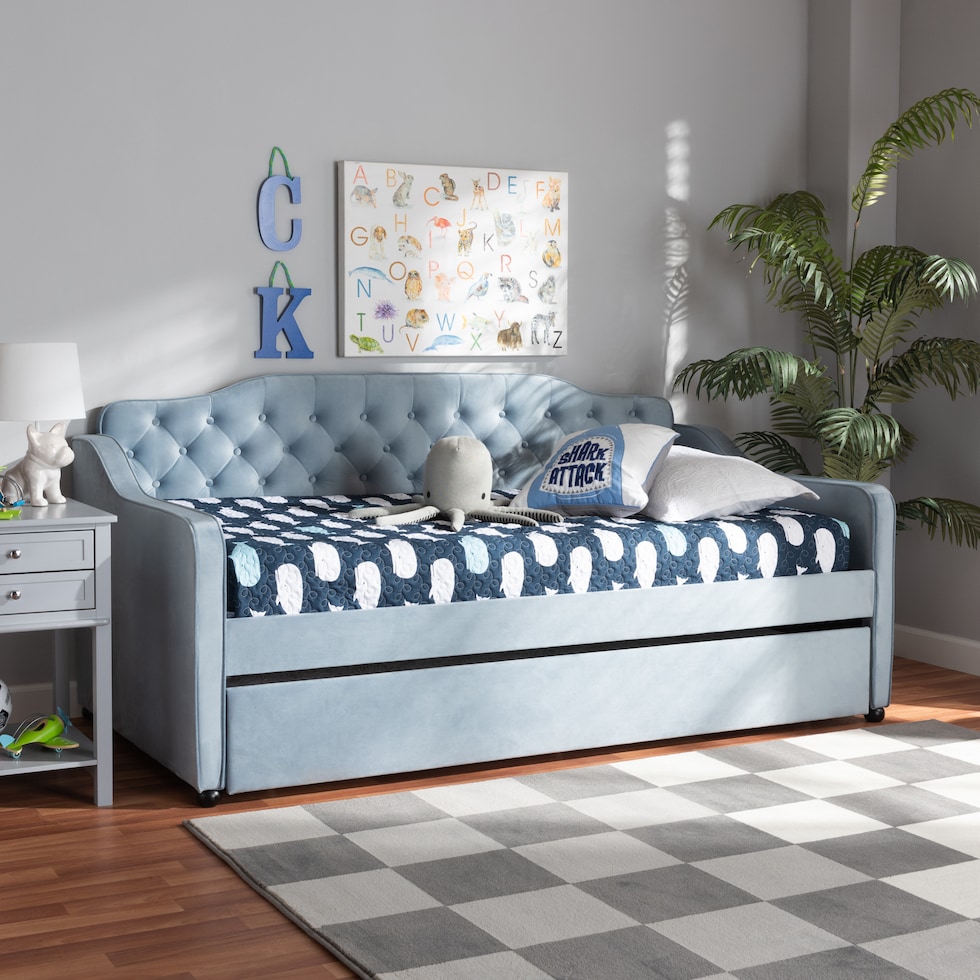 juana blue twin bed   