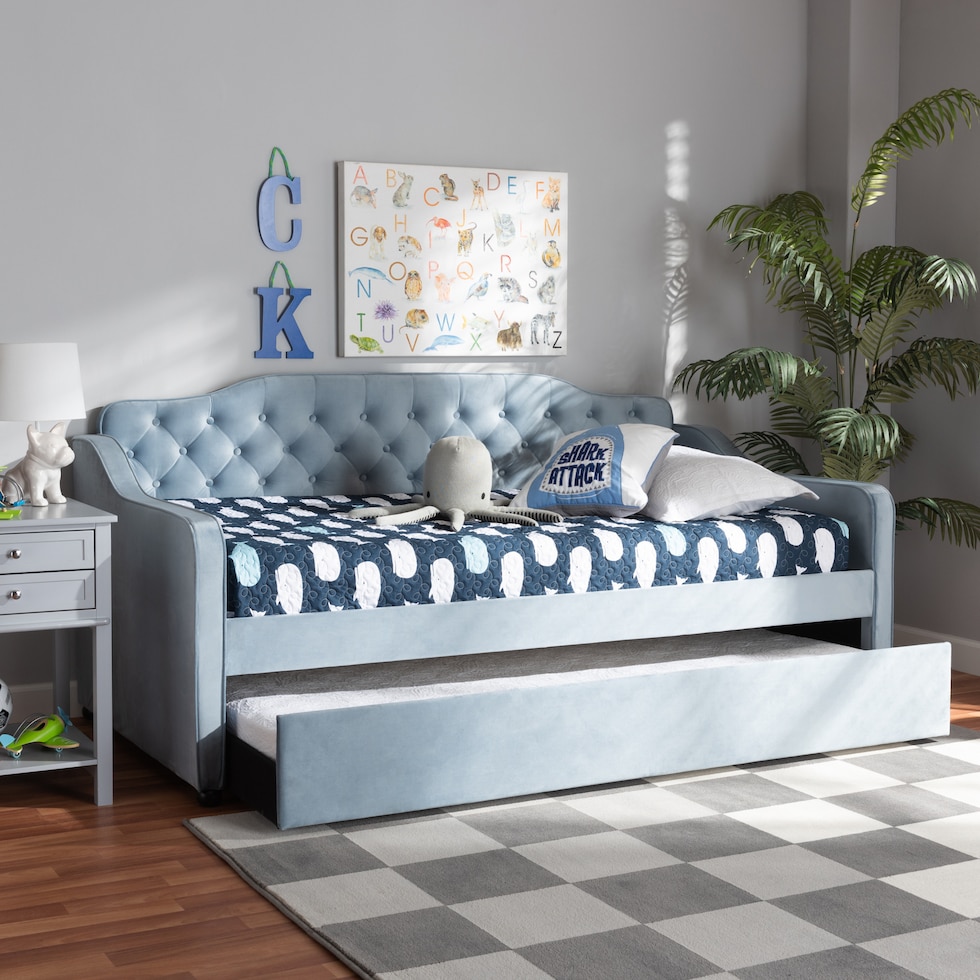 juana blue twin bed   