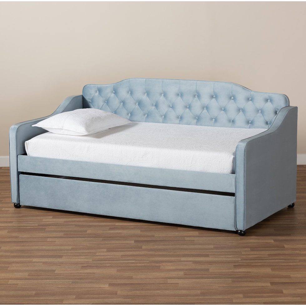 juana blue twin bed   