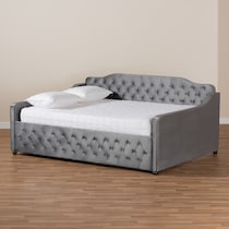 juana gray queen bed   