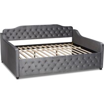 juana gray queen bed   