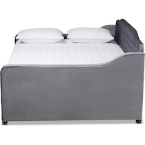 juana gray queen bed   