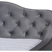 juana gray queen bed   