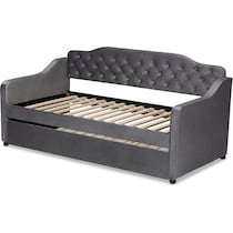 juana gray twin bed   