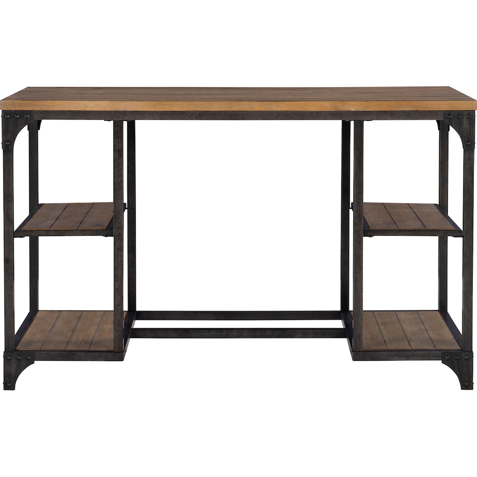 judge dark brown desk   