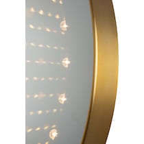 jules black gold mirror   