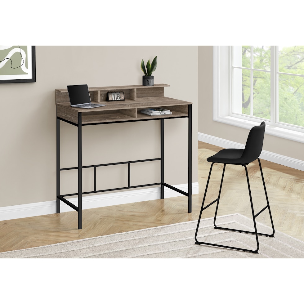 julia light brown desk   