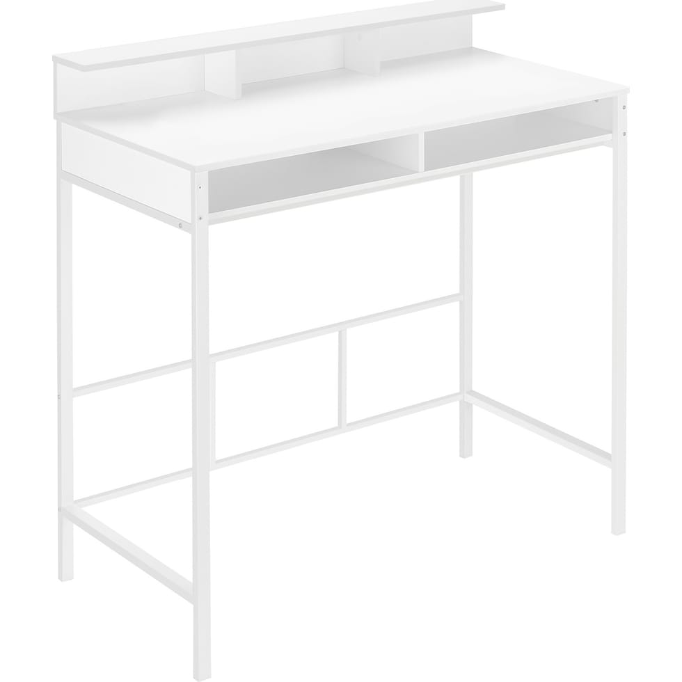 julia white desk   