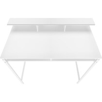 julia white desk   