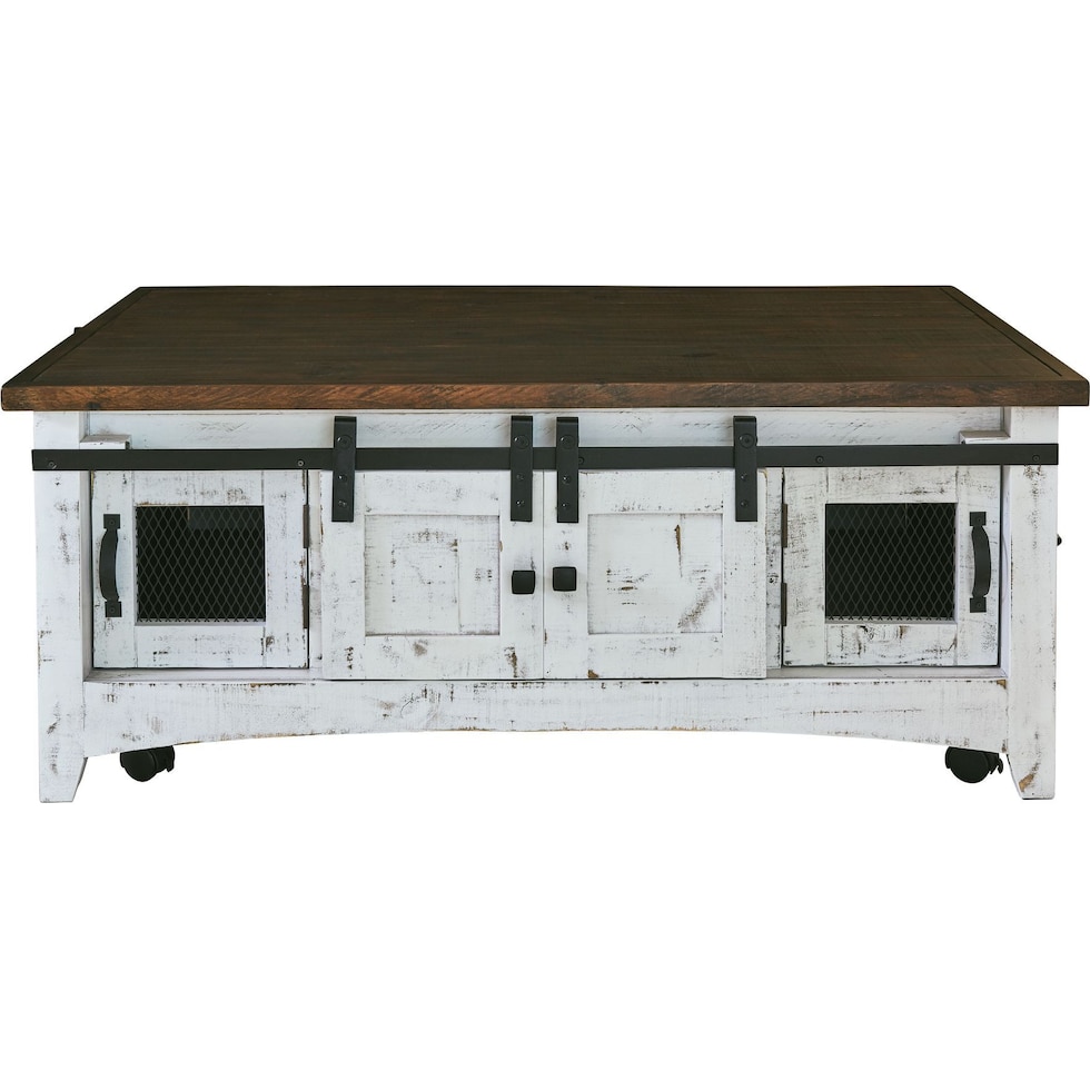 julian white coffee table   