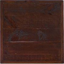 julian white end table   